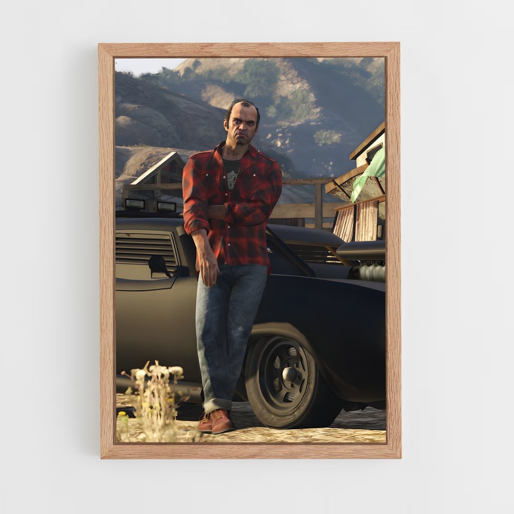 Poster Chaos à Los Santos – affiche GTA V (vue 4)